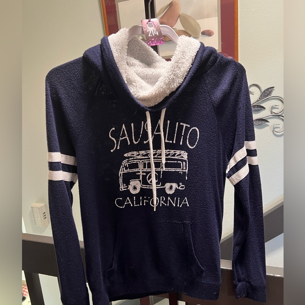 Navy Sausalito California Sweatshirt #214